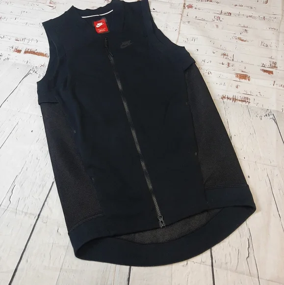 Nike Tech fleece mesh zip up sweatshirt - Picture 3 of 12